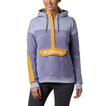 Columbia Hoodie Dames, Exploration Fleece Anorak Paars, 54XDBLFRQ